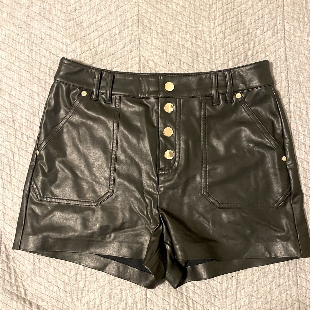 GUESS Pleather Shorts